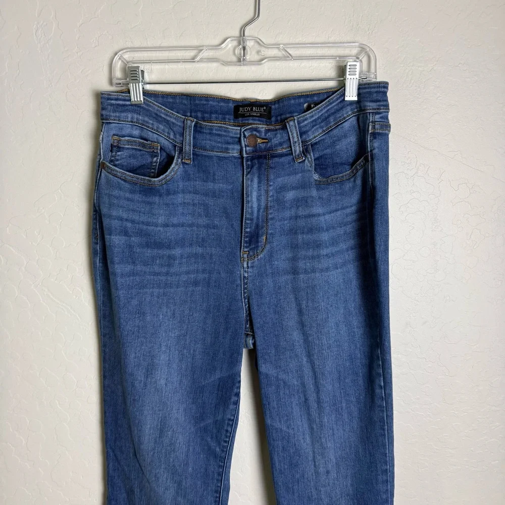 Judy Blue High Waist Classic Flare Denim Jeans 13/31 JB82588MD - Picture 3 of 15